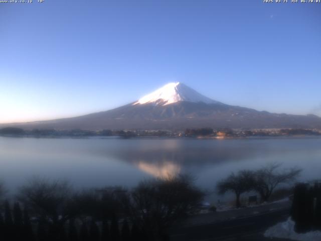 河口湖からの富士山