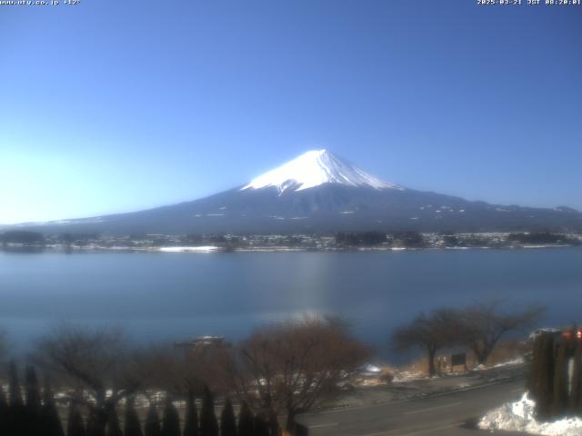 河口湖からの富士山