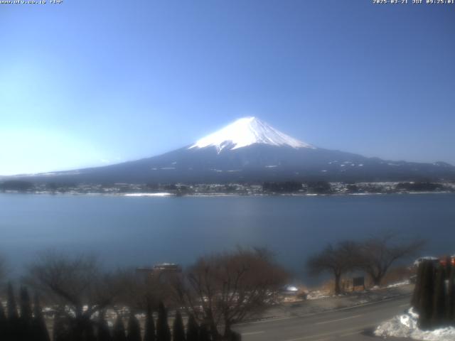 河口湖からの富士山