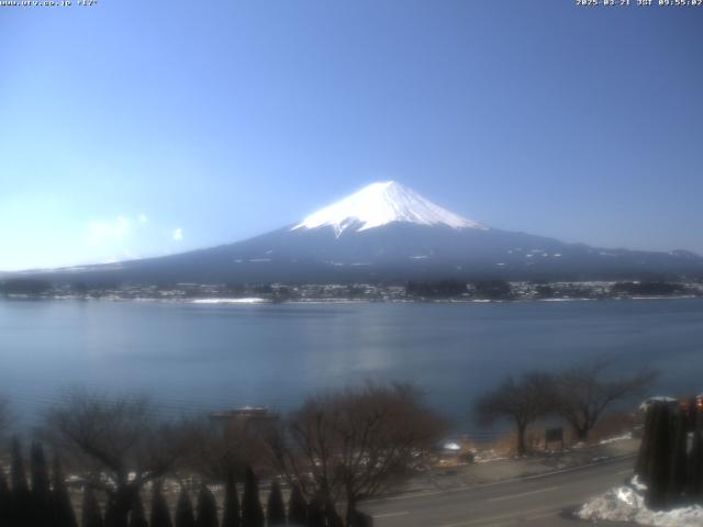 河口湖からの富士山