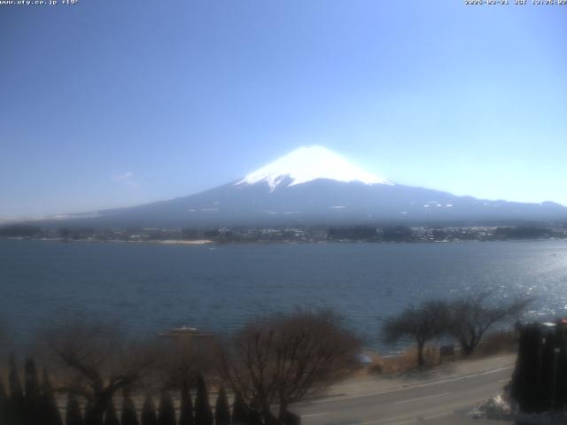 河口湖からの富士山