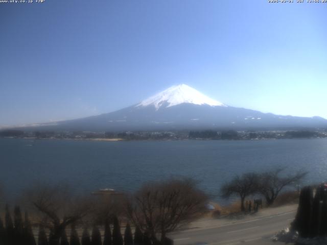 河口湖からの富士山