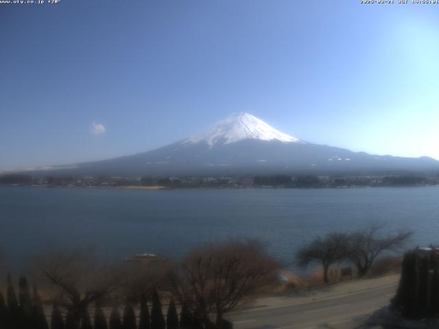 河口湖からの富士山