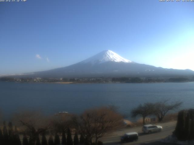 河口湖からの富士山