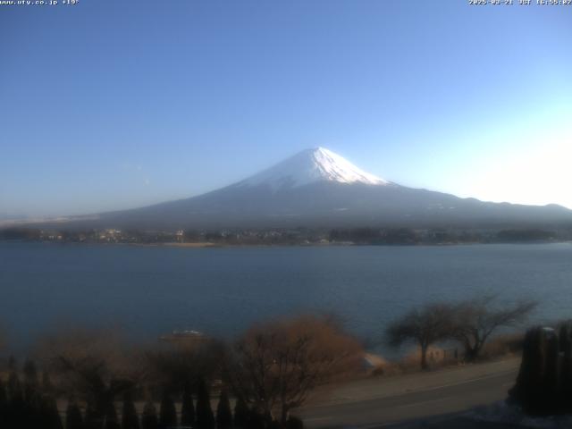 河口湖からの富士山