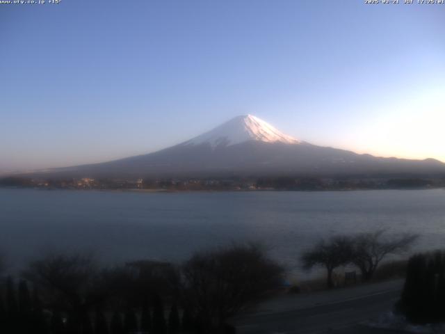 河口湖からの富士山