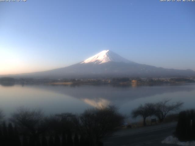 河口湖からの富士山
