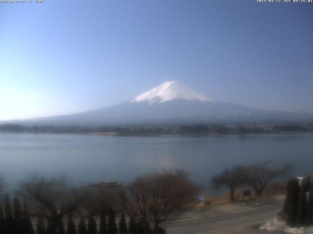 河口湖からの富士山