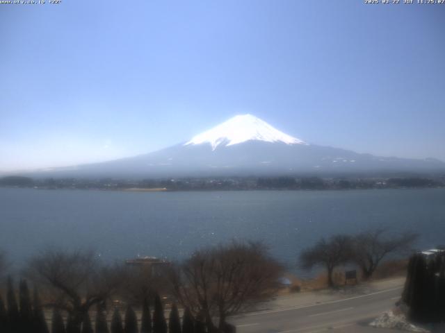 河口湖からの富士山