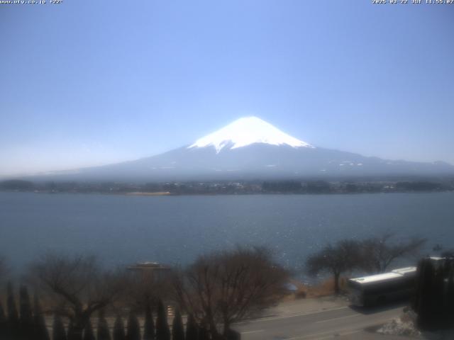 河口湖からの富士山