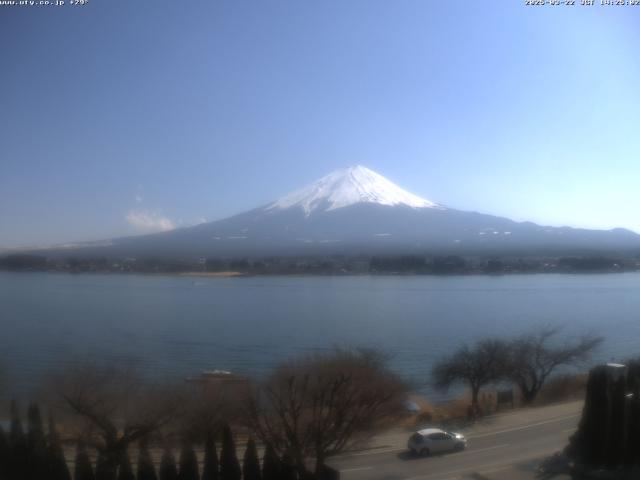 河口湖からの富士山