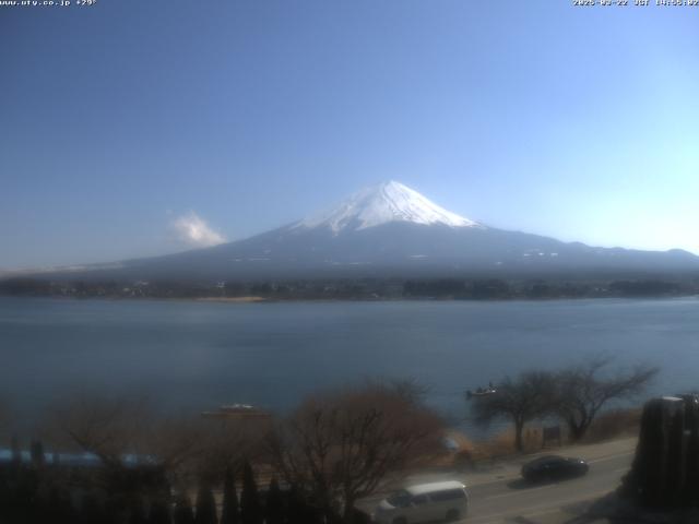 河口湖からの富士山