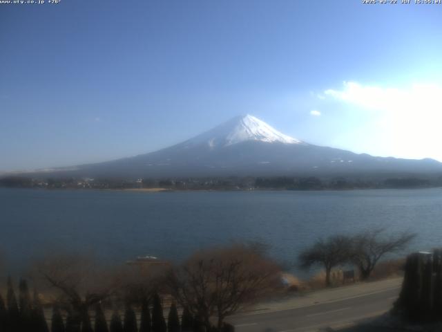 河口湖からの富士山