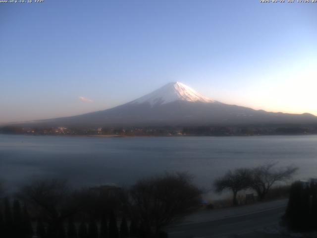 河口湖からの富士山