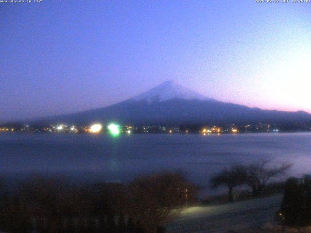 河口湖からの富士山