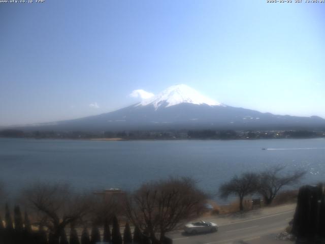 河口湖からの富士山