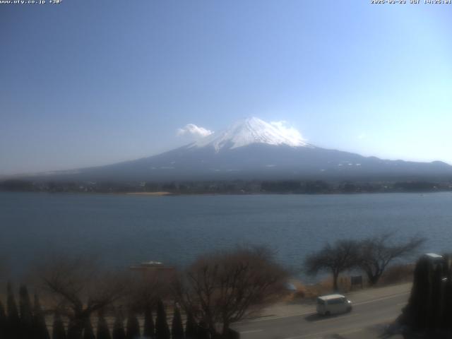 河口湖からの富士山
