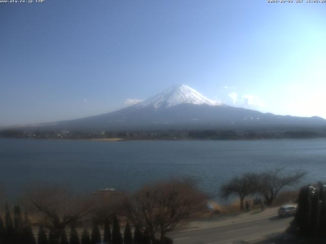 河口湖からの富士山