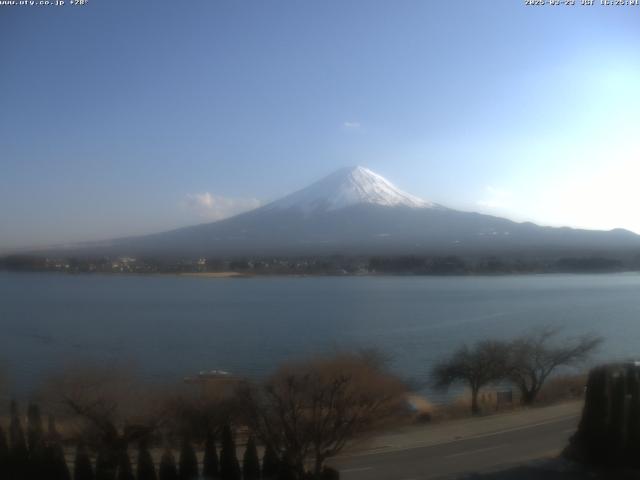 河口湖からの富士山