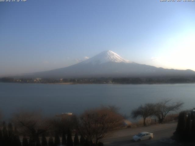 河口湖からの富士山