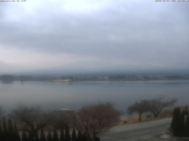 河口湖からの富士山