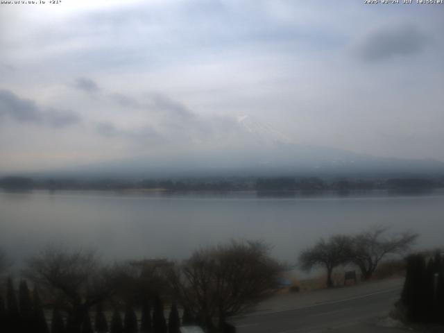 河口湖からの富士山