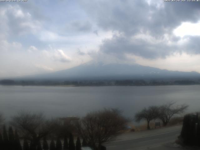 河口湖からの富士山