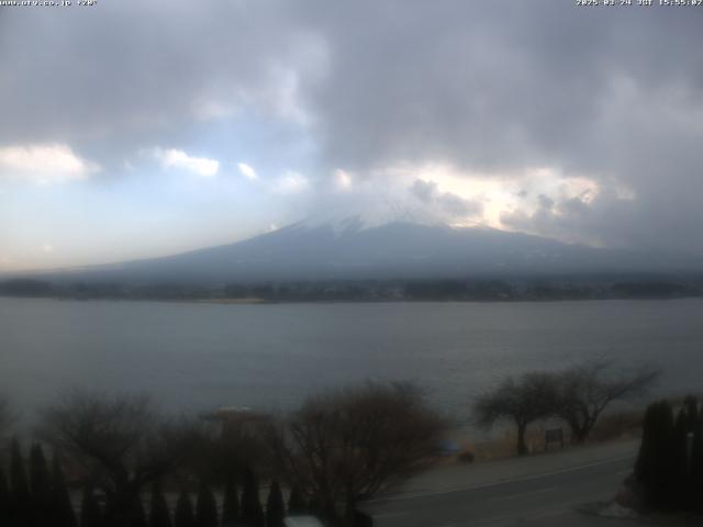 河口湖からの富士山