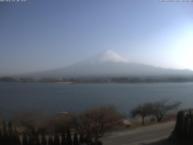 河口湖からの富士山