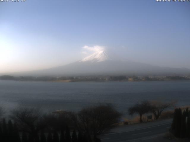 河口湖からの富士山
