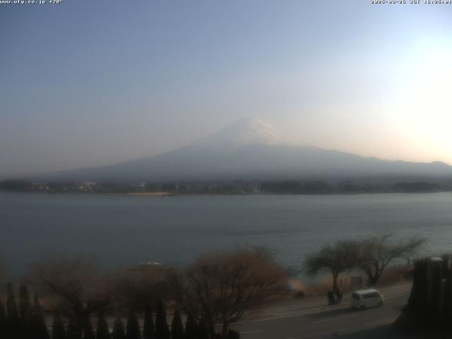 河口湖からの富士山