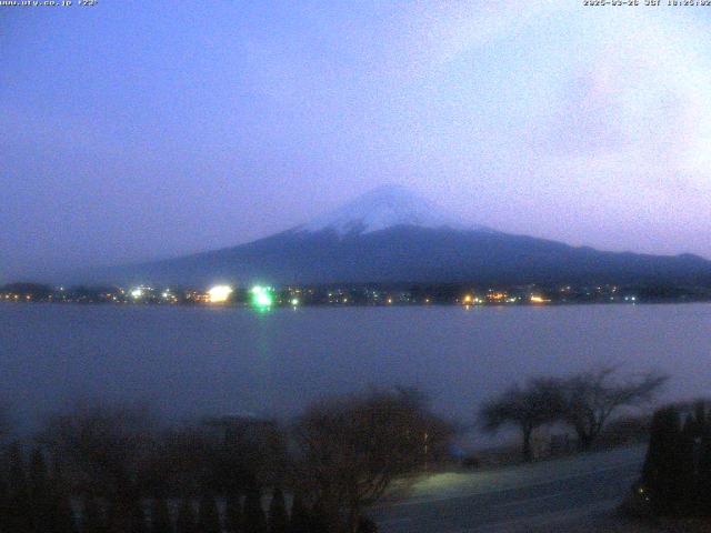 河口湖からの富士山