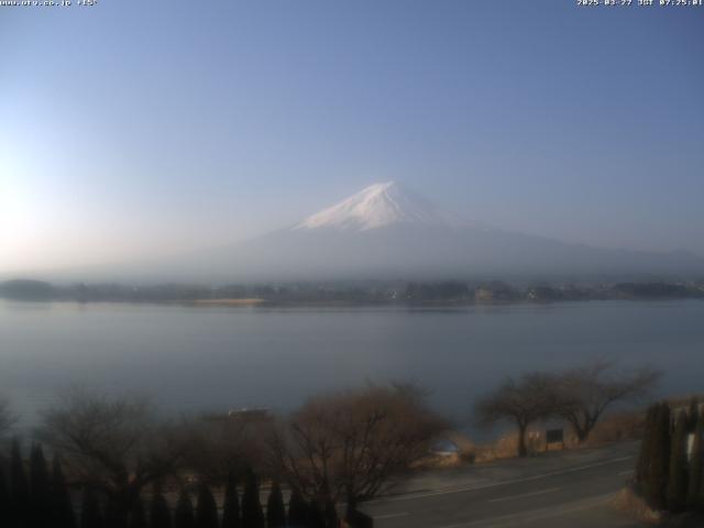 河口湖からの富士山