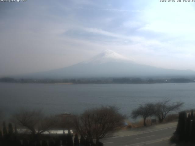 河口湖からの富士山