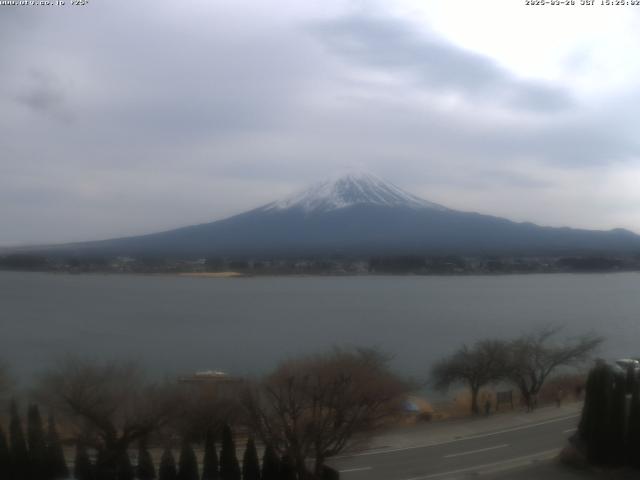 河口湖からの富士山
