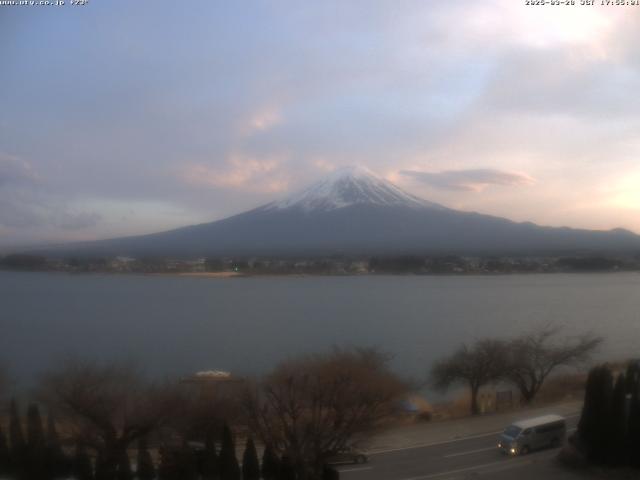 河口湖からの富士山