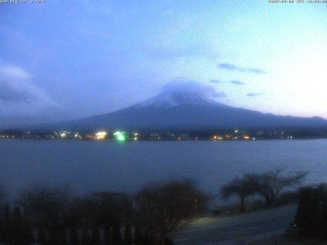 河口湖からの富士山
