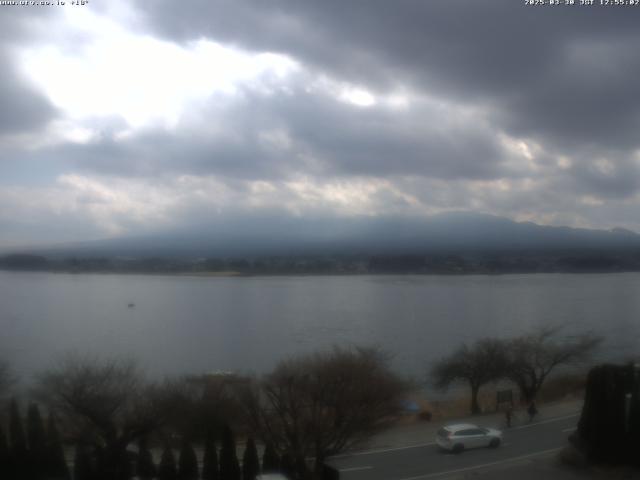 河口湖からの富士山