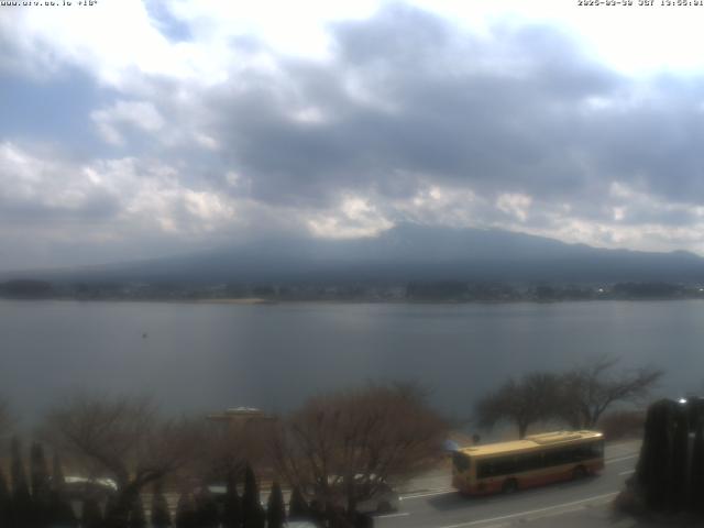 河口湖からの富士山