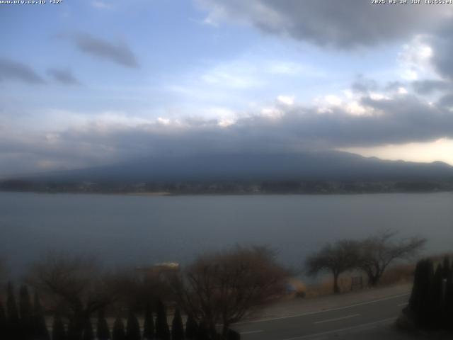 河口湖からの富士山