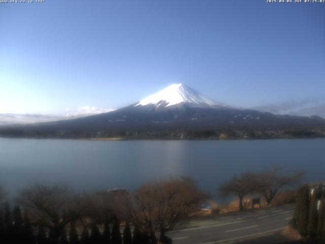 河口湖からの富士山