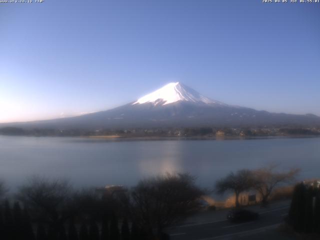 河口湖からの富士山