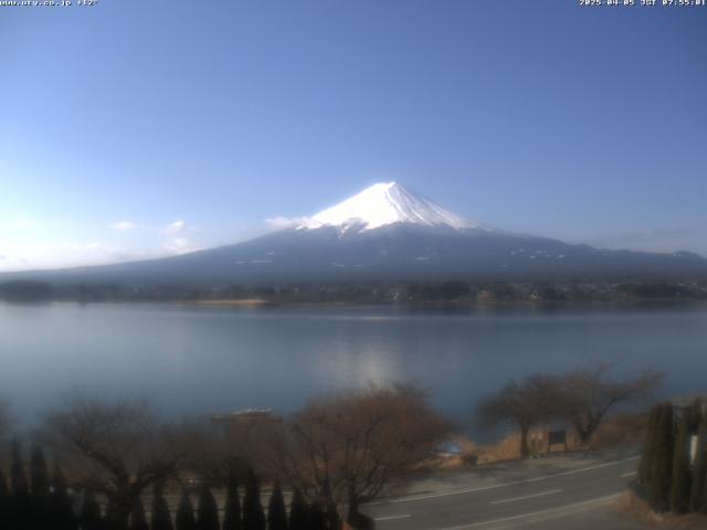 河口湖からの富士山