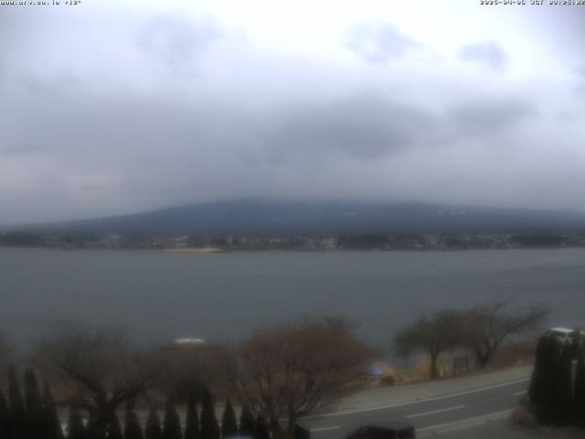 河口湖からの富士山