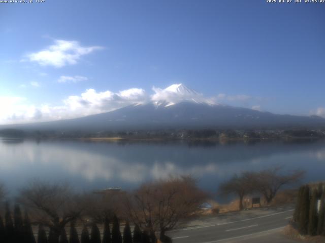 河口湖からの富士山
