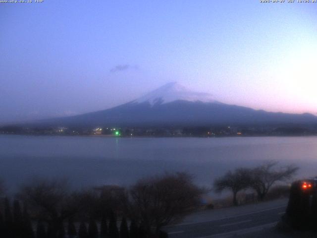 河口湖からの富士山