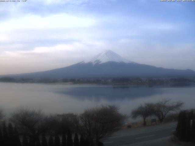 河口湖からの富士山