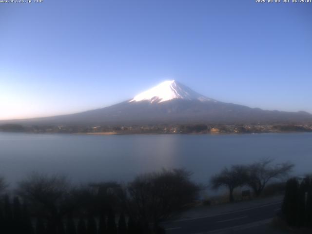 河口湖からの富士山