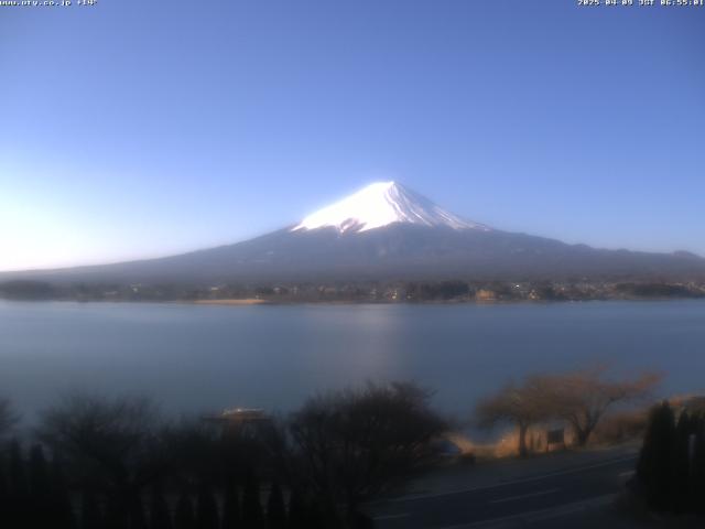 河口湖からの富士山