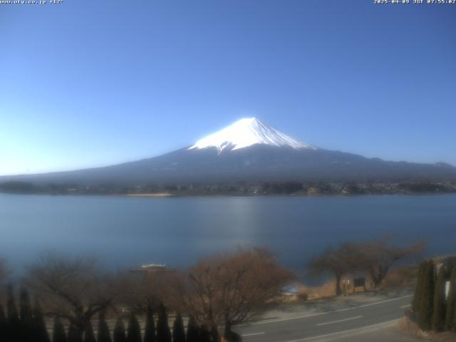 河口湖からの富士山